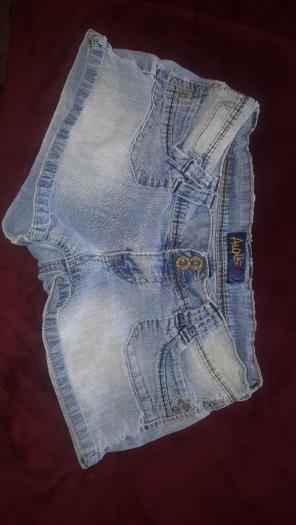 Light Denim Jean Shorts