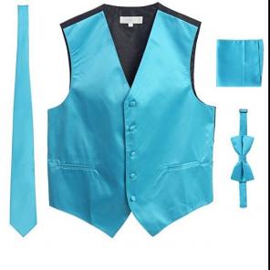 Gioberti Formal Satin Men's Vest Set