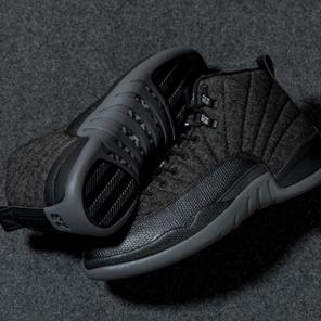 *Reserved Wool Retro Jordan 12 4.5 Y