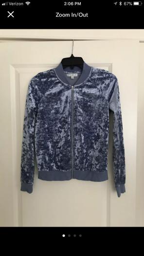NEW Nordstrom Velvet Bomber($55value)