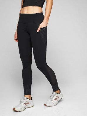 NEW Athleta Shimmer Stripe Tights XS