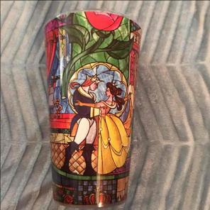 Beauty and the Beast Glass Cup