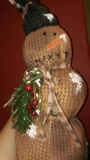 Primitive snowman