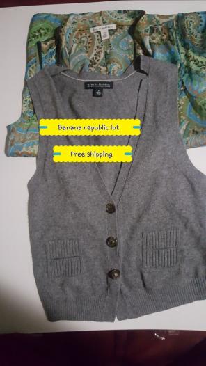 Banana republic 2 pc lot like new xs/s