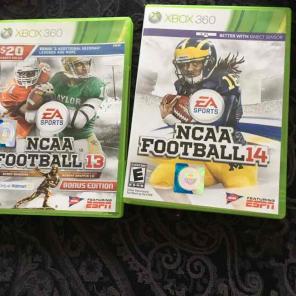 NCAA Football 14 and 13