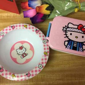 Hello Kitty Sushi Box & Bowl