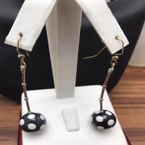 Vintage Sterling Silver Dangle Earring