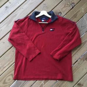 Hilfiger Athletics 1/4 zip sweater small