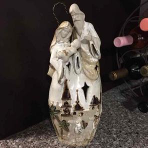 Nativity Candle Holder