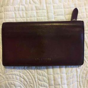 Vintage Ralph Lauren brown leather walle
