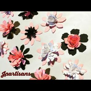 Paper parts/embellishments/paper flower