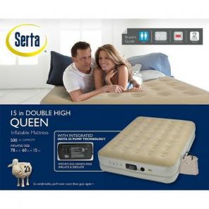 Serta NeverFlat Queen Inflatable Mattres
