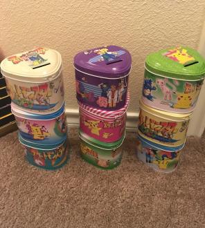 Vintage Pokémon Tin Lot