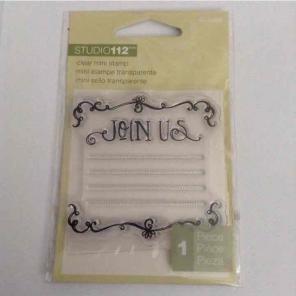 New Studio112 Clear Mini Stamp