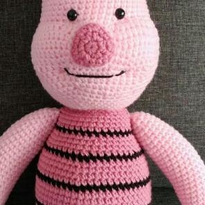 Crochet Piglet Stuffed animal