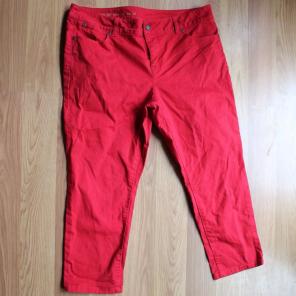 14P red talbolts Capri pants