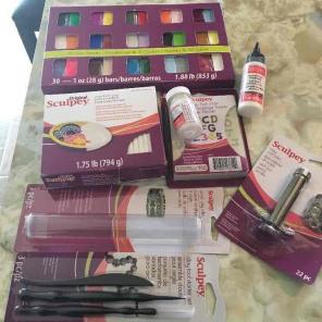 Sculpey clay and accessories! New!