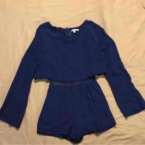 Royal Blue Romper