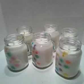 Jellybean Mason Jar Candles