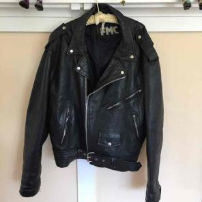 FMC Leather Biker Jacket - XL