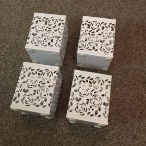 White Floral Holder