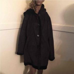 Jacklyn Smith black winter coat 2XL