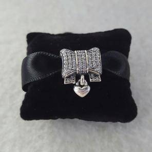 Authentic Pandora heart bow heart charm