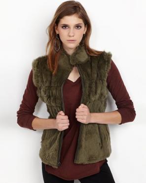 Love Token Reversible Fur vest