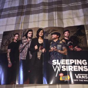 Sleeping With Sirens Signed Poster
