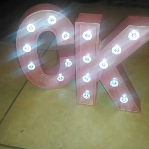 C AND K ALPHABET ROOM LIGHTS