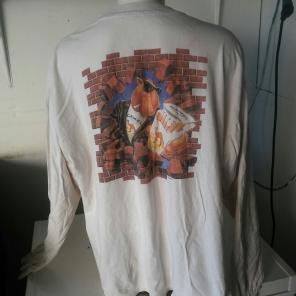 Distressed Large Camel LS Shirt.