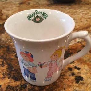 1984 vintage cabbage patch mug