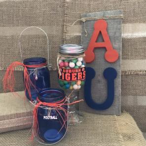Rustic Auburn Tigers Pallet Door Hanger
