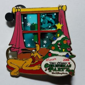Pluto & Santa Mickey Disney Pin