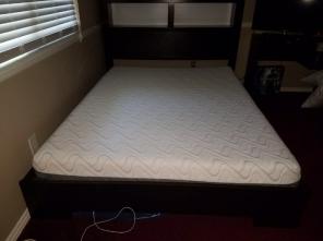 Frame and bed