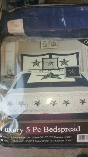 5 pcs Star Bedspread Set