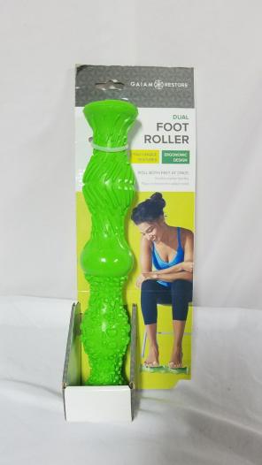 New Gaiam Dual Foot Roller