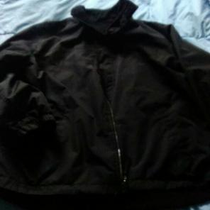 Mens xl raincoat reversible fleece jac