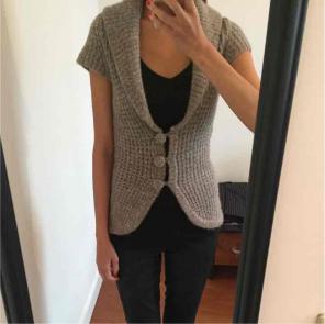 Wool and alpaca cardigan