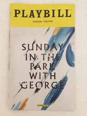 Sunday in the Park With George playbill
