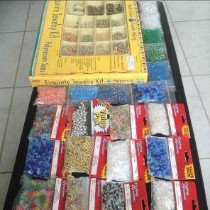 Huge lot jewelry making for kids