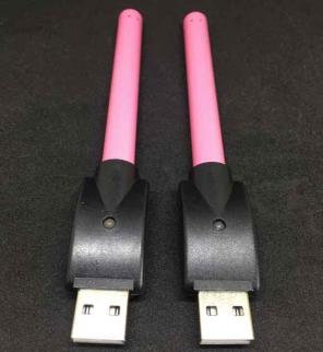 2x batteries and mini charger pink