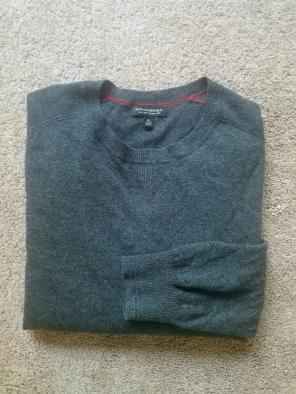 Banana Republic Men's Gray Wool Sweater