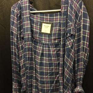 Abercrombie&Fitch Flannel with Hood