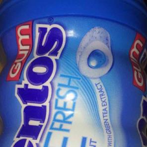 Mentos Mint Gum 50 Pieces (1 Bottle)
