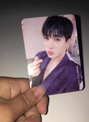 MONSTA X Shine Forever Wonho Photocard