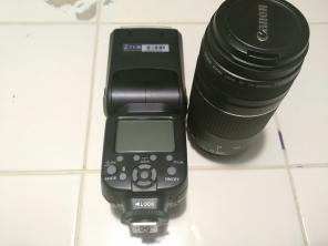 Canon 75-300 mm Long Lens + Flash