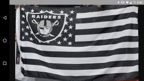 Raider Nation flag standard size