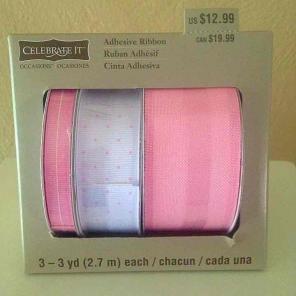 Adhesive Ribbon - Pink