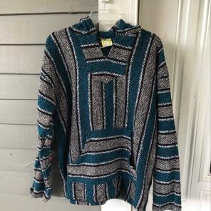 Poncho Blue/grey